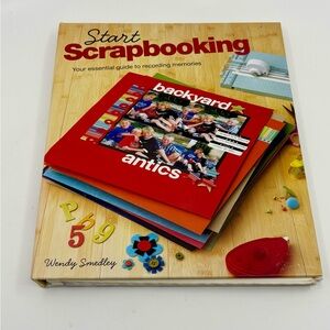 HARDCOVER Start Scrapbooking Book, like new. Original price: $24.99